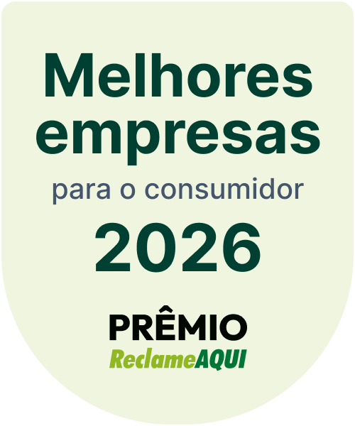 Selo Prêmio Reclame AQUI Melhores Empresas para o Consumidor 2026